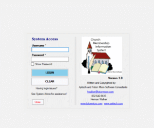 Church Ministry Information System